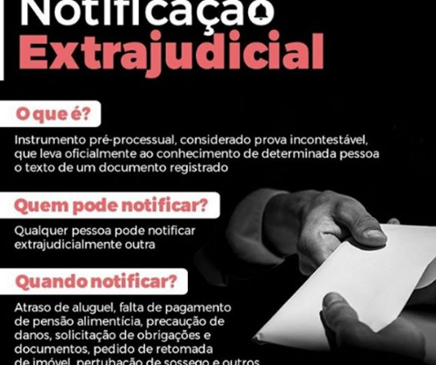 NOTIFICAÇÃO EXTRAJUDICIAL