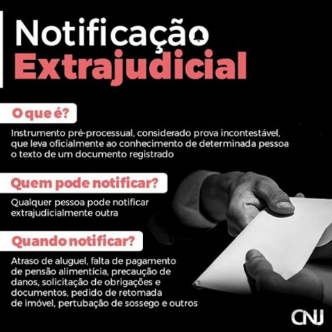 Notificação extrajudicial entrega de documentos Notificação extrajudicial entrega de documentos