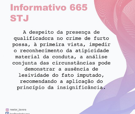 INFORMATIVO 665 STJ