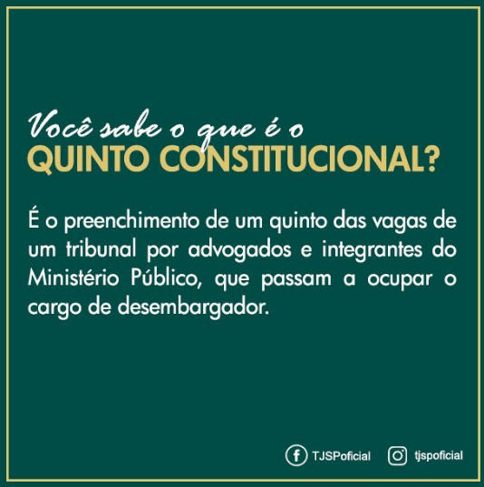O Que é Quinto Constitucional