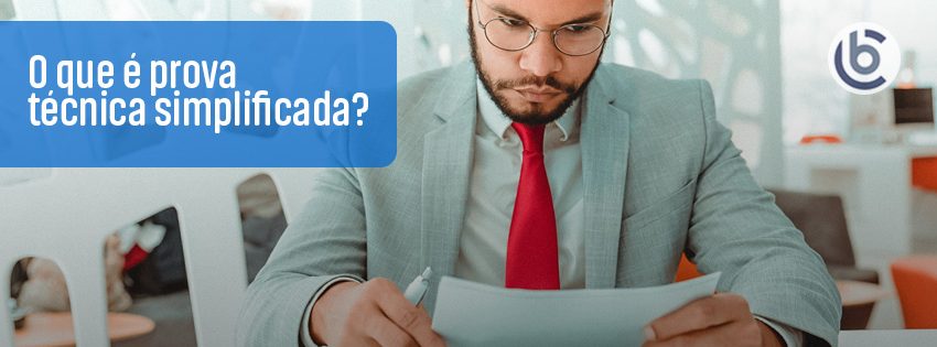 O que é prova técnica simplificada?